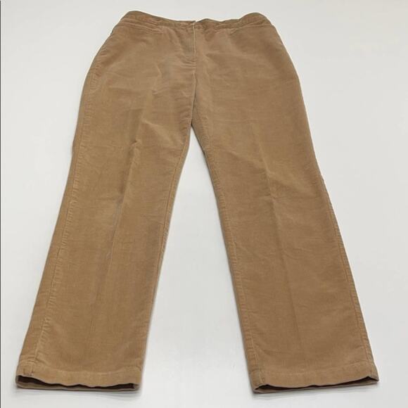JONES NEW YORK Womens 10 Stretch Tan Corduroy Pant - Picture 1 of 4